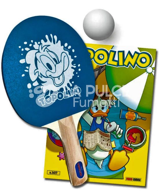 TOPOLINO LIBRETTO #  3477 + PING PONG DI TOPOLINO - SET PAPERINO