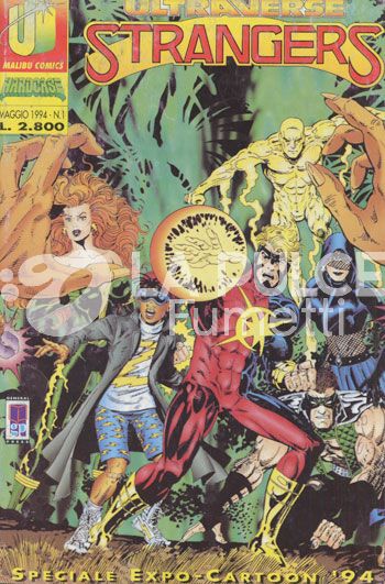 ULTRAVERSE - STRANGERS #     1 - EXPO CARTOON 1994 ROMA