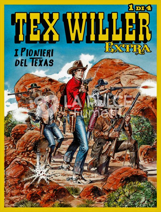 COLLANA ORIENT EXPRESS #    19 - TEX WILLER EXTRA 4: I PIONIERI DEL TEXAS - 1 di 4