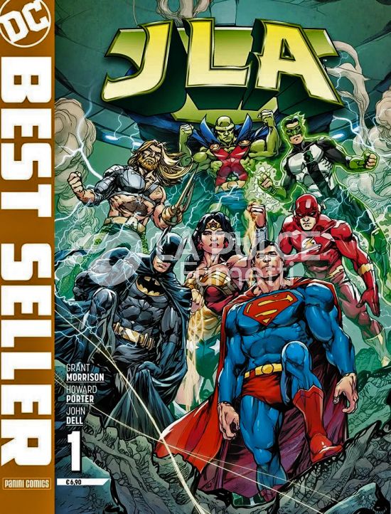 DC BEST SELLER #    28 - JLA 1 - GRANT MORRISON - VARIANT + TESSERA JLA