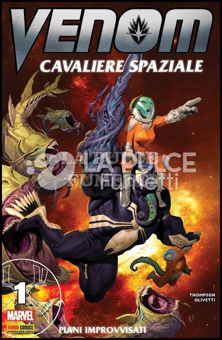 MARVEL MEGA 99/100- VENOM CAVALIERE SPAZIALE 1/2  COMPLETA NUOVI