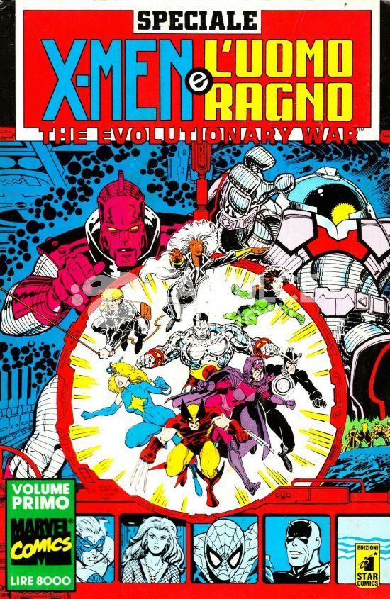 SPECIALE X-MEN E L'UOMO RAGNO + UOMO RAGNO VENDICATORI - EVOLUTIONARY WAR  1/2 COMPLETA