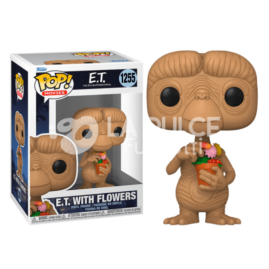 E.T :  E.T WITH FLOWERS - VINYL FIGURE #  1255- POP FUNKO MOVIES