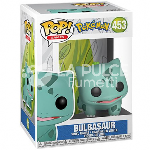 POKEMON : BULBASAUR- VINYL FIGURE #  453- POP FUNKO GAMES