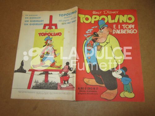 ALBO D'ORO #     17  1A RISTAMPA: TOPOLINO E I TOPI D'ALBERGO