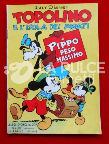 ALBO D'ORO #    207 : TOPOLINO E L'ISOLA DEI PIRATI