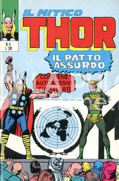 THOR #     4: IL PATTO ASSURDO - SENZA ADESIVI DI BUSTA