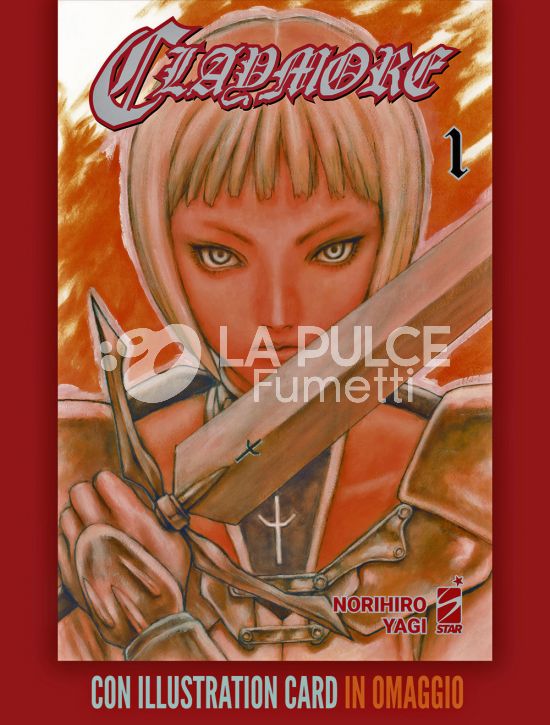 CLAYMORE NEW EDITION #     1 - ILLUSTRATION CARD ARIADNE IN THE BLUE SKY - 1A TIRATURA