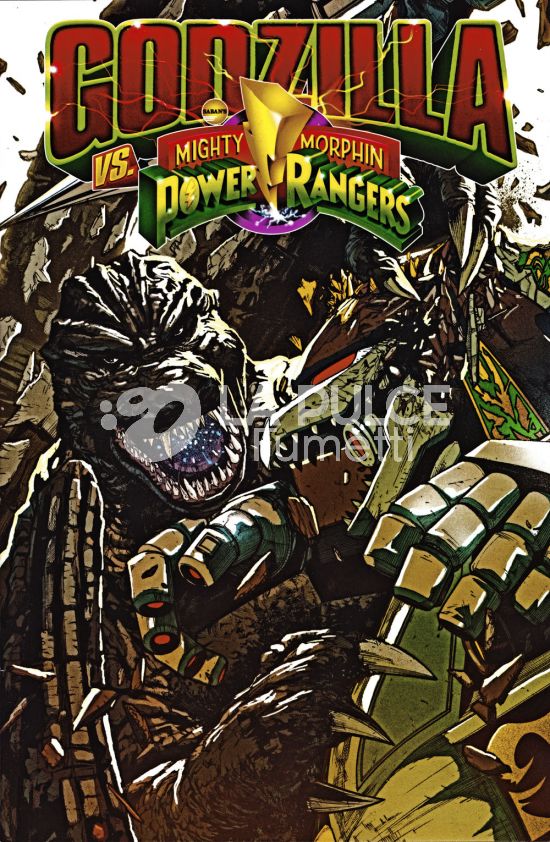 GODZILLA #    24 - VS. MIGHTY MORPHIN POWER RANGERS 1 - VARIANT COVER LIMITATA E NUMERATA - 500 COPIE