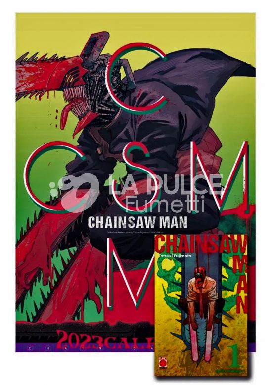 CHAINSAW MAN CALENDARIO 2023 + CHAINSAW MAN 1 VARIANT