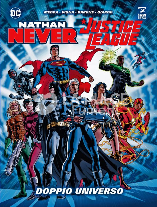 NATHAN NEVER /JUSTICE LEAGUE: DOPPIO UNIVERSO - CARTONATO