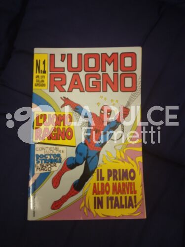 UOMO RAGNO 1 RISTAMPA ANASTATICA CORNO  + ALLEGATO A DR. STRANGE 0