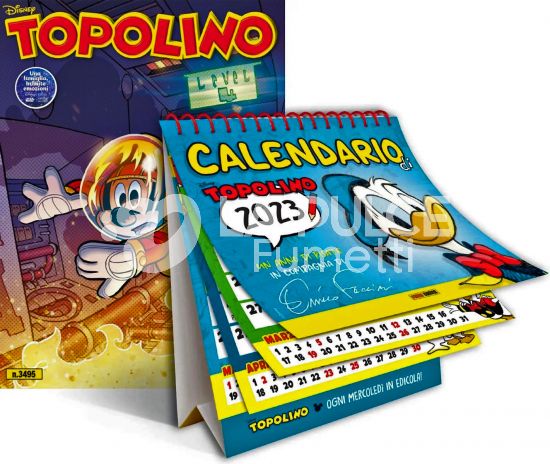 TOPOLINO LIBRETTO #  3495 + CALENDARIO 2023