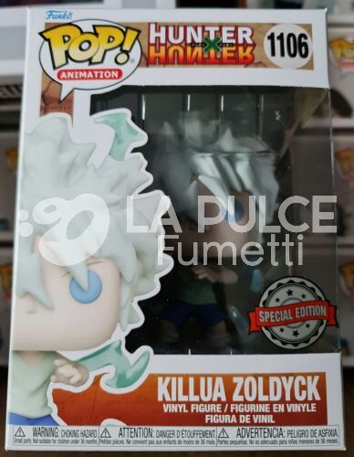 HUNTER X HUNTER- KILLUA ZOLDYCK VINYL FIGURE # 1106 - POP FUNKO ANIMATION SPECIAL EDITION