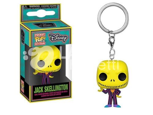 NIGHTMARE BEFORE CHRISTMAS: JACK SKELLINGTON - POP FUNKO DISNEY POCKET KEYCHAN 4 CM