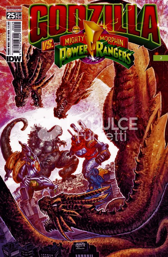 GODZILLA #    25 - VS. MIGHTY MORPHIN POWER RANGERS 2