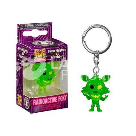 FIVE NIGHTS AT FREDDY: RADIOACTIVE FOXY - POP FUNKO POCKET KEYCHAN 4 CM