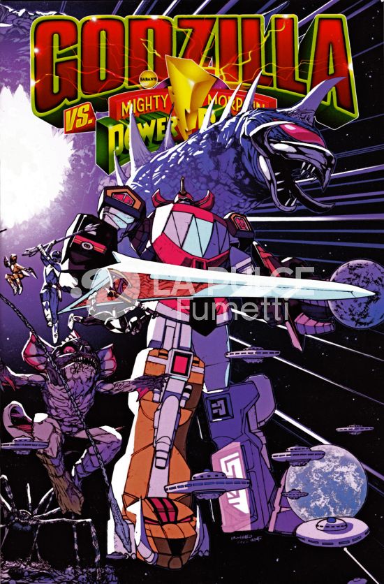 GODZILLA #    25 - VS. MIGHTY MORPHIN POWER RANGERS 2 - VARIANT COVER LIMITATA E NUMERATA - 500 COPIE