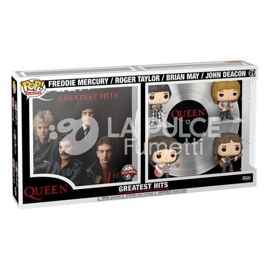 QUEEN: GREATEST HITS : VINYL FIGURE #   21 - SPECIAL EDITION  POP ROCKS FUNKO ( FREDDY MERCURY + ROGER TAYLOR + BRIAN MAY+ JOHN DEACON )