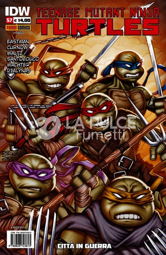 TEENAGE MUTANT NINJA TURTLES #    57