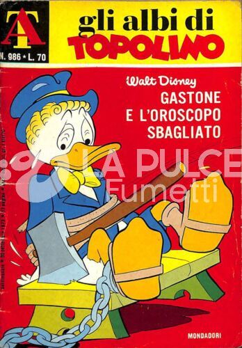 ALBI DELLA ROSA / ALBI DI TOPOLINO #   986: GASTONE E L'OROSCOPO SBAGLIATO