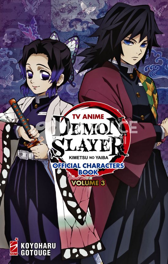 TV ANIME DEMON SLAYER: KIMETSU NO YAIBA OFFICIAL CHARACTERS BOOK #     3 + STICKER E MINIPOSTER