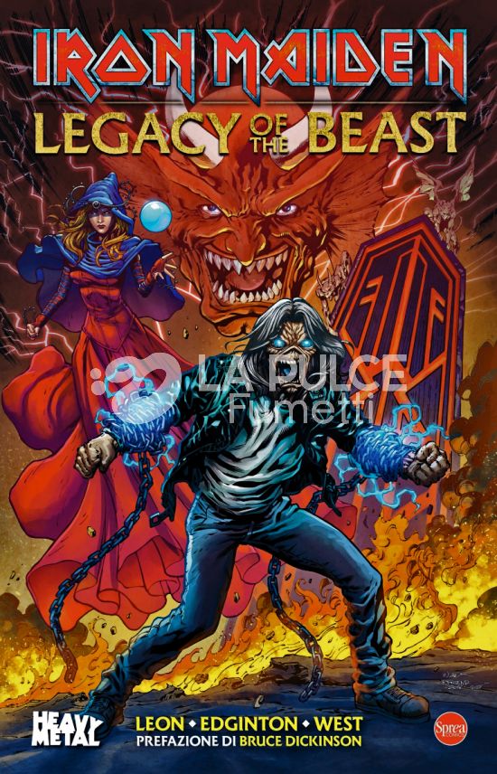 HEAVY METAL COLLANA LIBRI #     2 - IRON MAIDEN - LEGACY OF THE BEAST