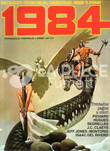 1984 #     33 RIVISTA A FUMETTI DI FANTASCIENZA