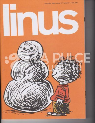 LINUS ANNO  2  #    10 RISTAMPA ANASTATICA DEL1966