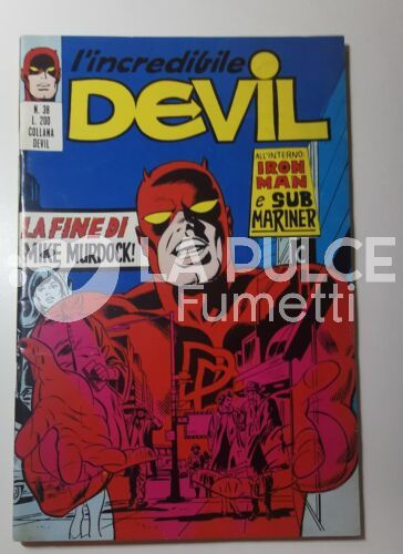 L'INCREDIBILE DEVIL #    38: LA FINE DI MIKE MURDOCK