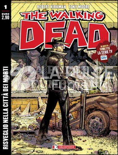 WALKING DEAD EDICOLA 1/3 ORIGINALI  - N 1 LOGO ROSSO ORIGINALE