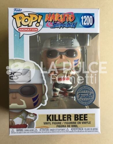 NARUTO: KILLER BEE SHIPPUDEN  SPECIAL EDITION - VINYL FIGURE #  1200- POP FUNKO ANIMATION