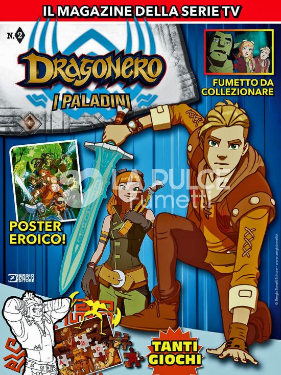 COLLANA EROI #     6 - DRAGONERO: I PALADINI - IL MAGAZINE DELLA SERIE TV 2