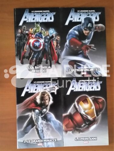 LE LEGGENDE MARVEL AVENGERS  1/4 COMPLETA