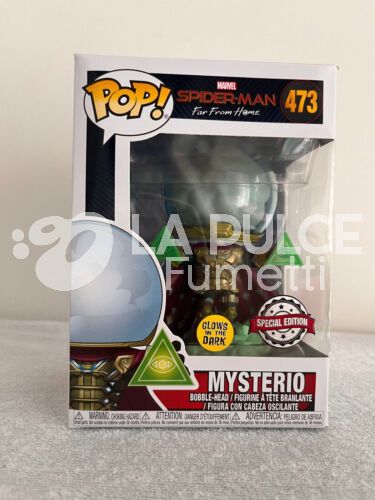 SPIDER-MAN FAR FROM HOME: MYSTERIO - VINYL FIGURE 473- POP FUNKO SPECIAL EDITION