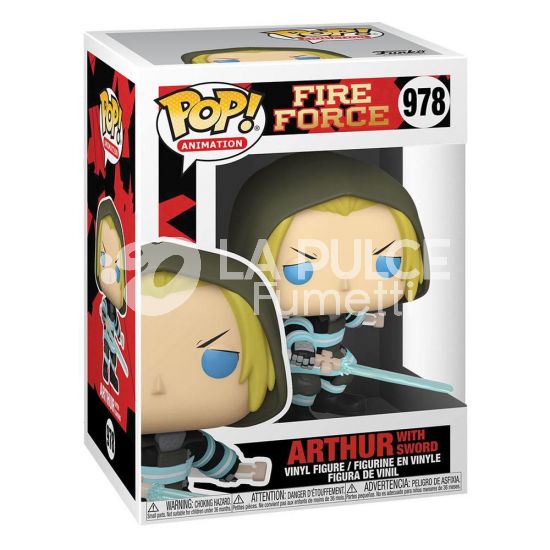 FIRE FORCE:  ARTHUR WITH SWORD #   978 - POP FUNKO ANIMATION