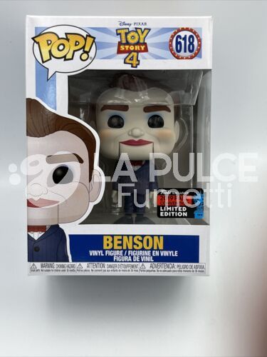 TOY STORY 4: BENSON- VINYL FIGURE #    618 - POP FUNKO LIMITED EDITION