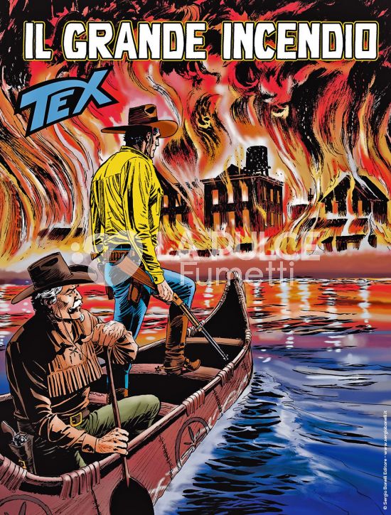 TEX GIGANTE #   747: IL GRANDE INCENDIO