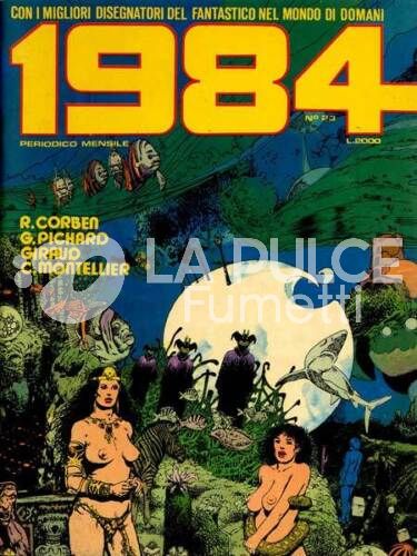 1984 #     23 RIVISTA A FUMETTI DI FANTASCIENZA