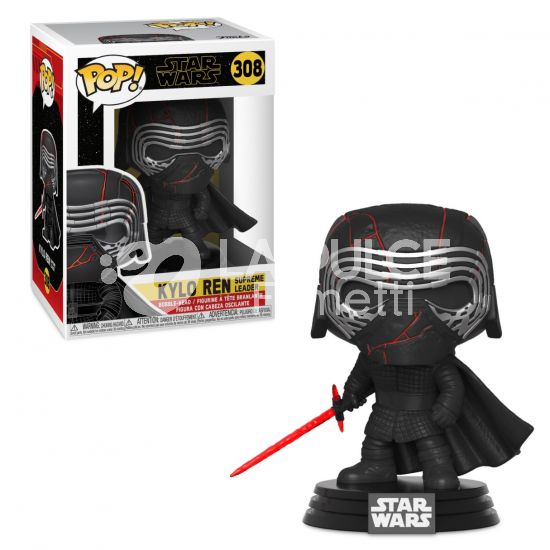 STAR WARS: KYLO REN SUPREME LEADER - VINYL FIGURE #  308 - POP FUNKO EXCLUSIVE