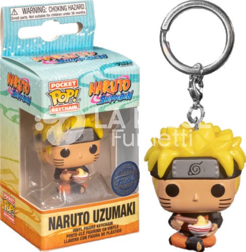 NARUTO SHIPPUDEN- NARUTO UZUMAKI - POP FUNKO POCKET KEYCHAN 4 CM