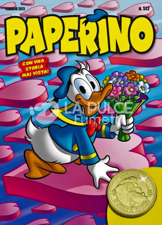 SUPER ALMANACCO PAPERINO SERIE  3 PAPERINO #   512 + MONETA TOPODOLLARI 7A USCITA (DI 10): ORAZIO