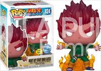 NARUTO SHIPPUDEN: MIGHTY GUY  ( EIGHT INNER GATES )- VINYL FIGURE #  824 - POP FUNKO ANIMATION GLOWS IN THE DARK SPECIAL EDITION