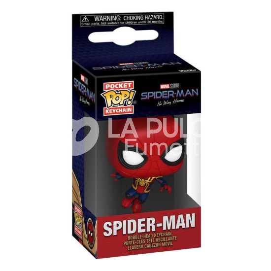 SPIDER-MAN : SPIDEE-MAN NO WAY HOME  - POP FUNKO POCKET KEYCHAN 4 CM