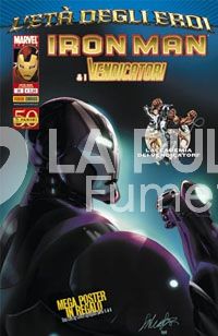 IRON MAN #    36 - E I VENDICATORI - L'ETA' DEGLI EROI - NO 5 POSTER DJURDJEVIC