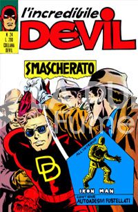 L'INCREDIBILE DEVIL #    24: SMASCHERATO! + ADESIVI.