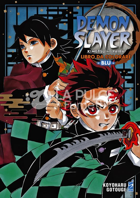 DEMON SLAYER: KIMETSU NO YAIBA - LIBRO DA COLORARE #     2 - BLU