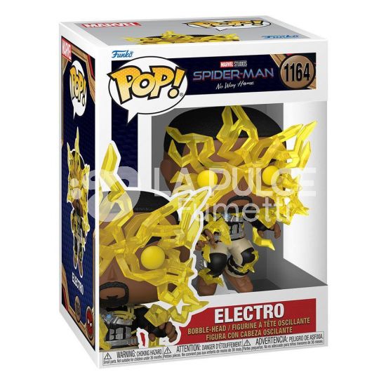 SPIDER-MAN MARVEL: ELECTRO NO WAY HOME- VINYL FIGURE #  1164 - POP FUNKO