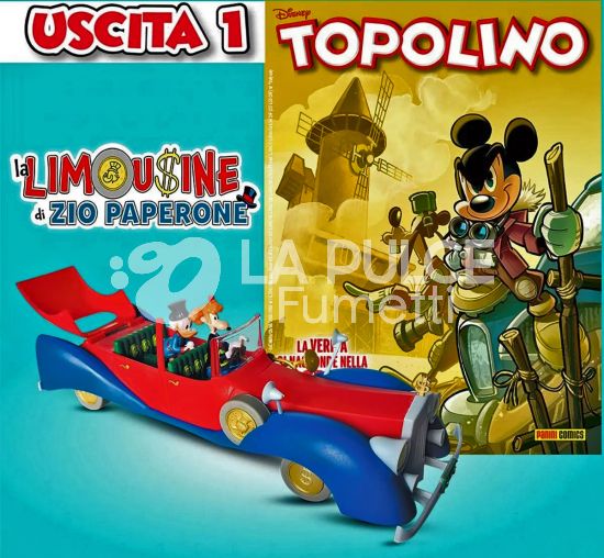 TOPOLINO LIBRETTO #  3510 + LIMOUSINE DI ZIO PAPERONE - USCITA 1(DI 2) - VETTURA