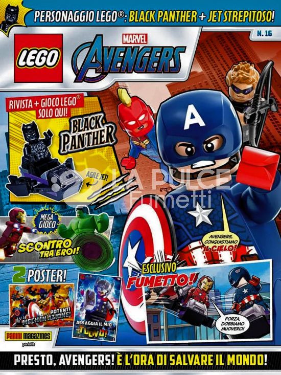 LEGO AVENGERS #     16 + BLACK PANTHER